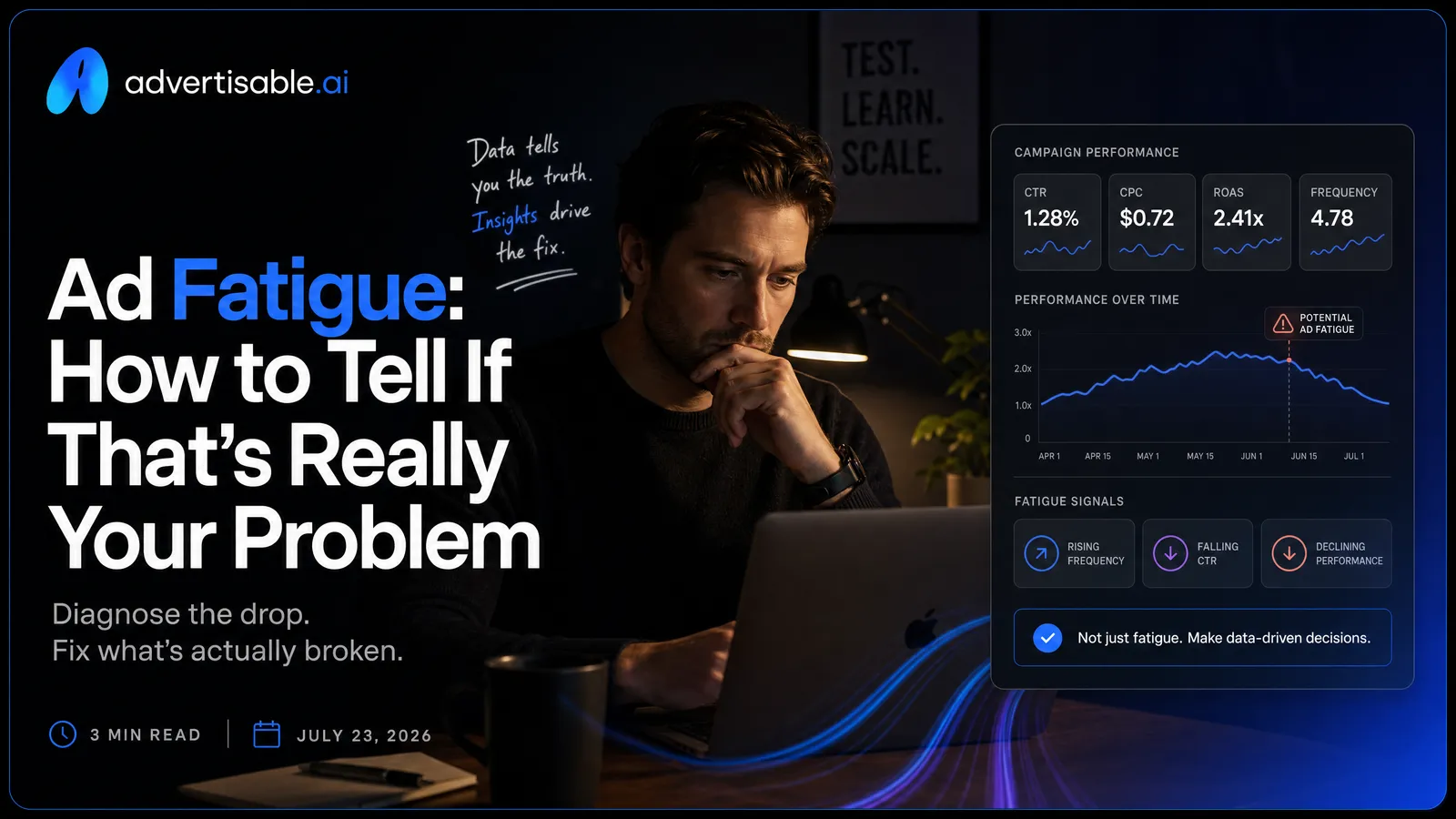 Ad Fatigue: How to Tell If That's Really Your Problem