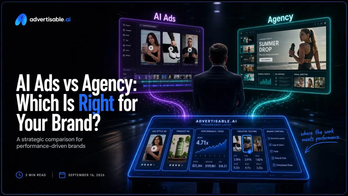 AI Ads vs Agency: Which Is Right for Your Brand?