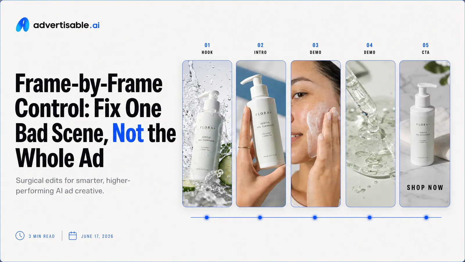 Frame-by-Frame Control: Fix One Bad Scene, Not the Whole Ad
