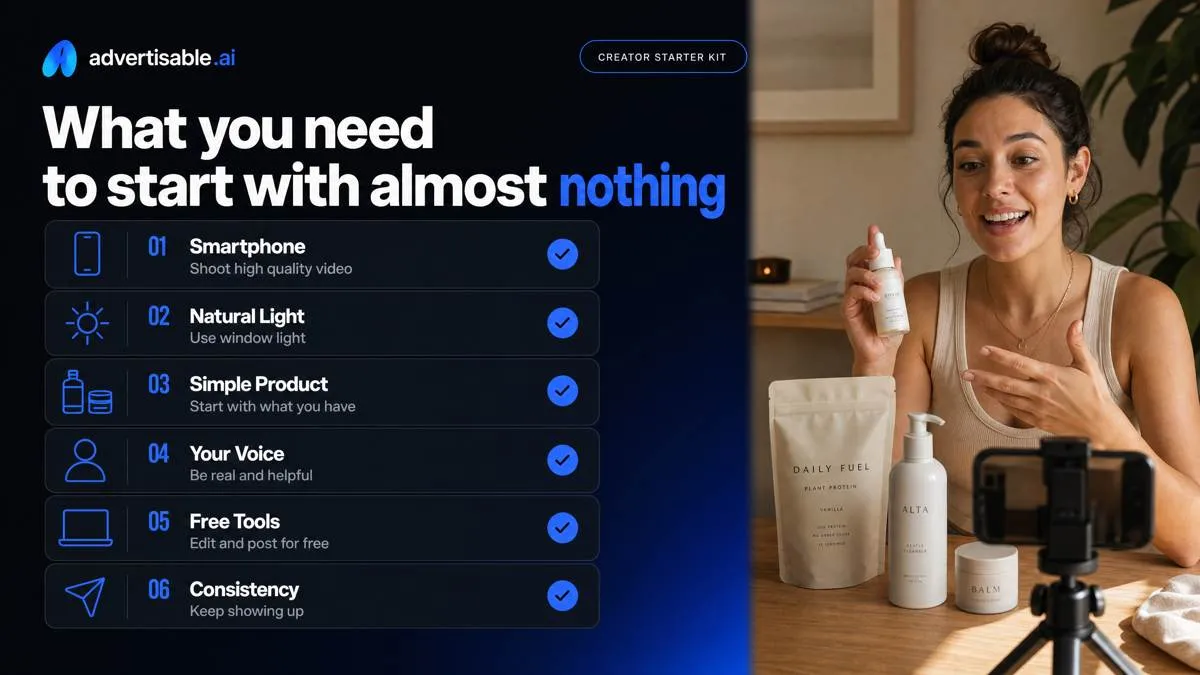 What you need to start with almost nothing