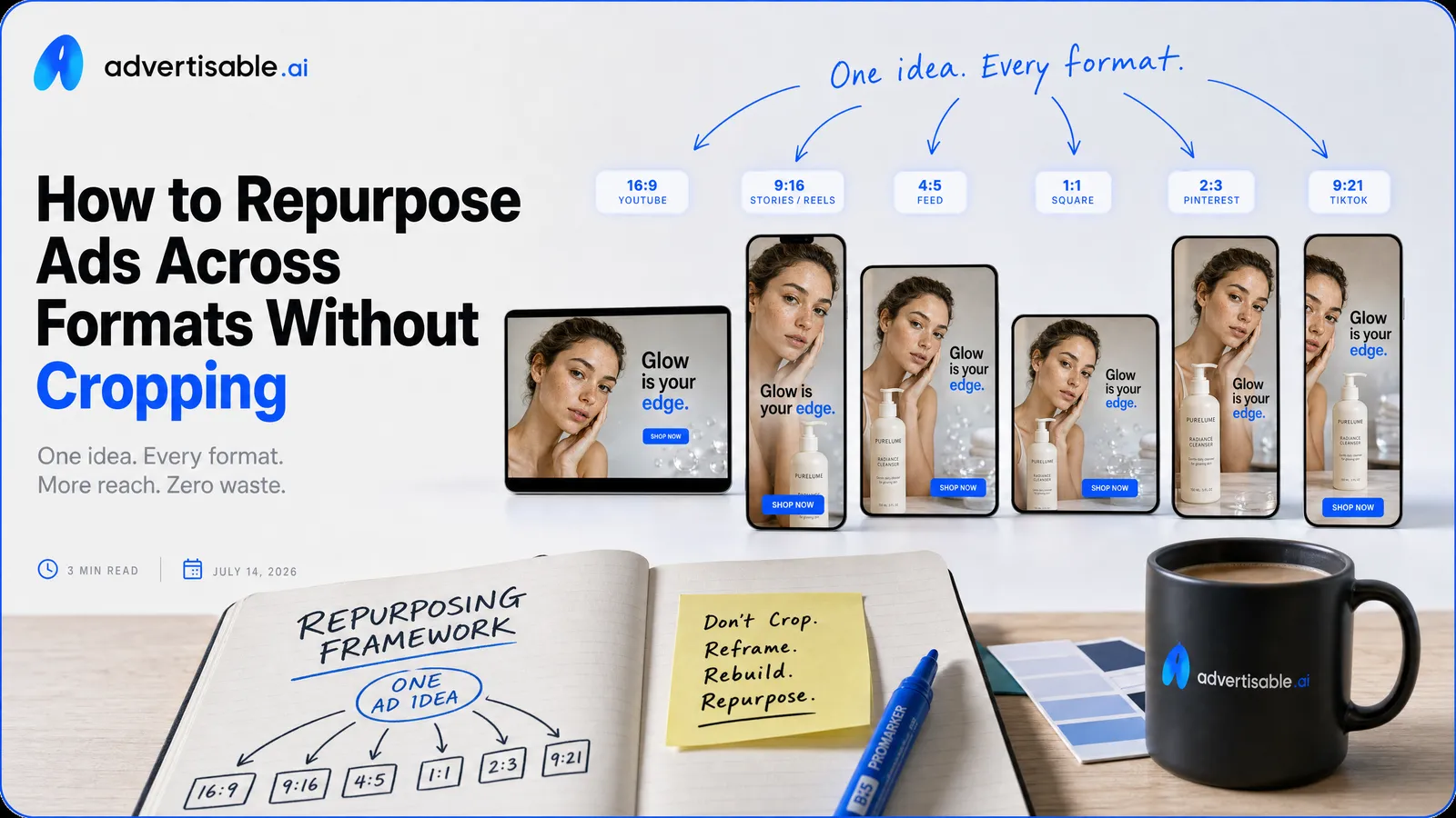 How to Repurpose Ads Across Formats Without Cropping