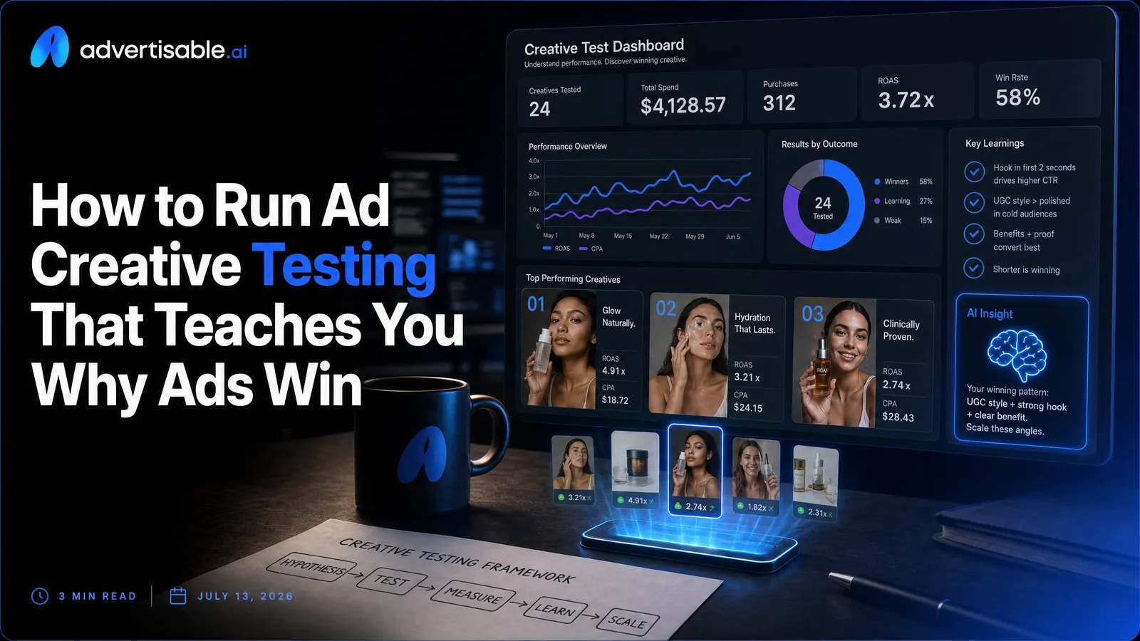 How to Run Ad Creative Testing That Teaches You Why Ads Win