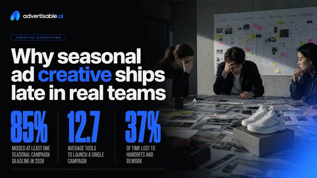 Why seasonal ad creative ships late in real teams