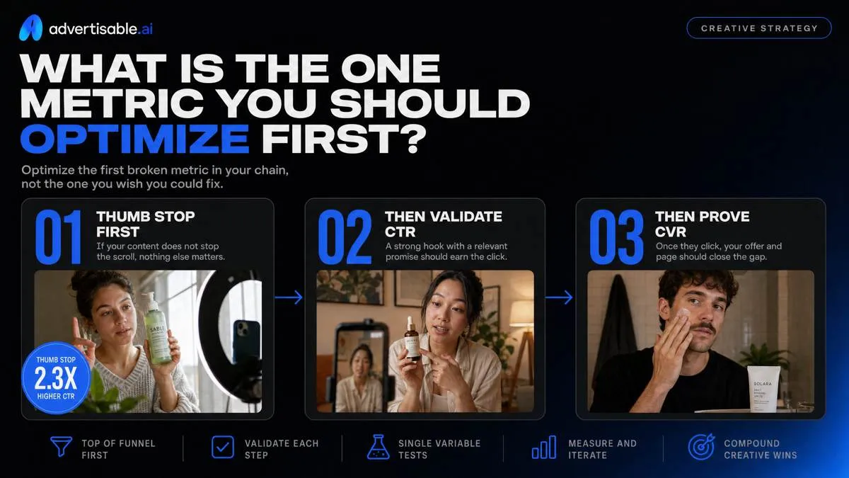 What is the one metric you should optimize first?