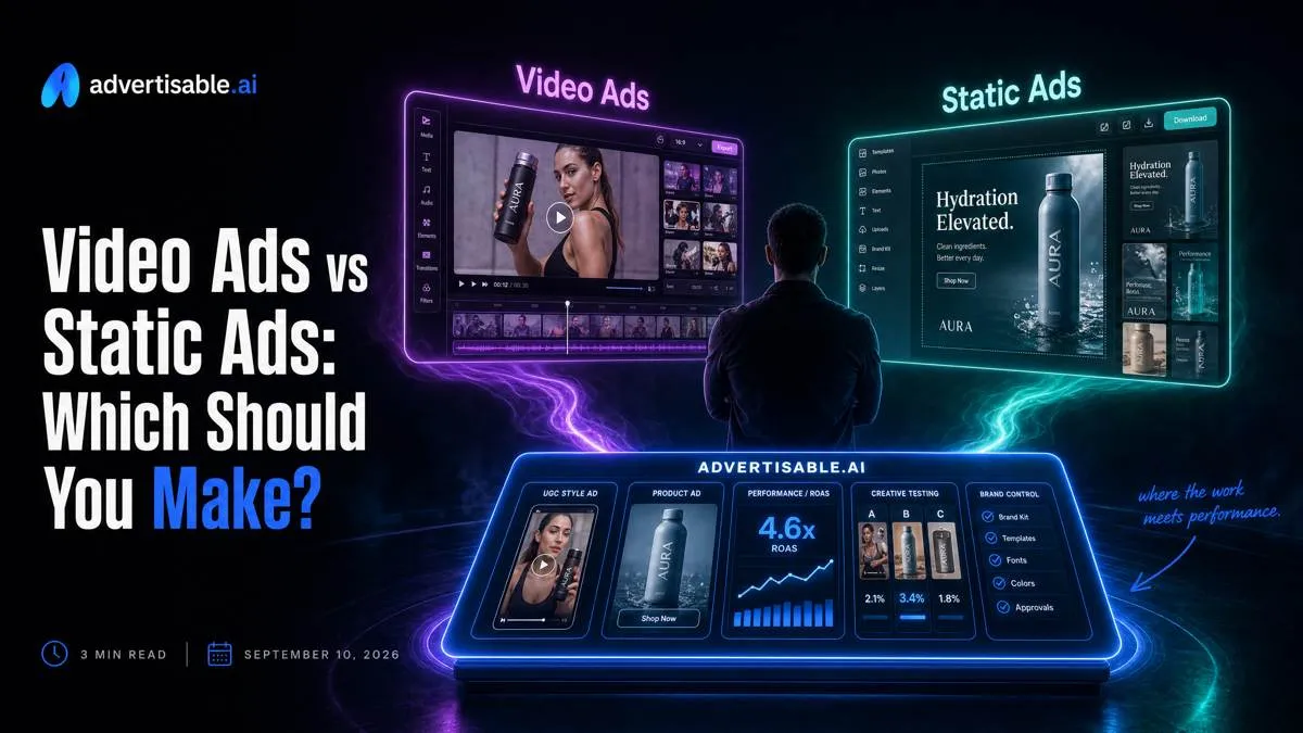 Video Ads vs Static Ads: Which Should You Make?