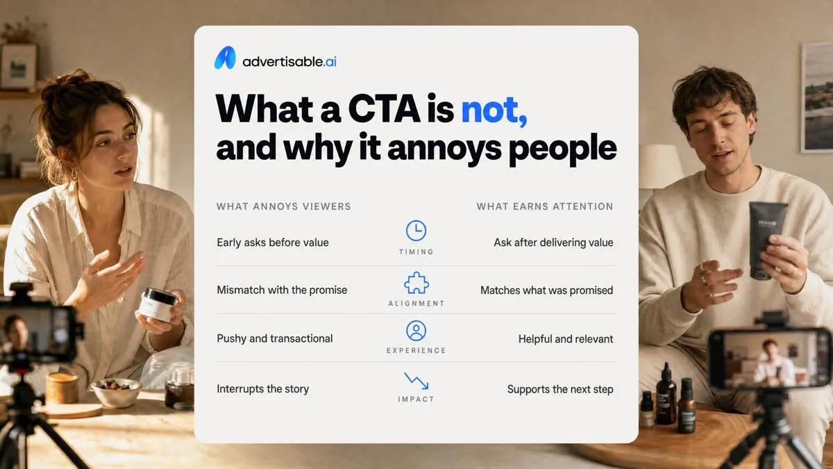 What a CTA is not, and why it annoys people
