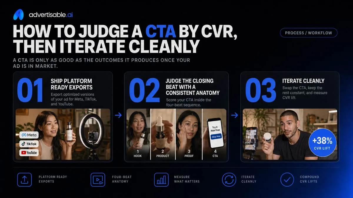 How to judge a CTA by CVR, then iterate cleanly