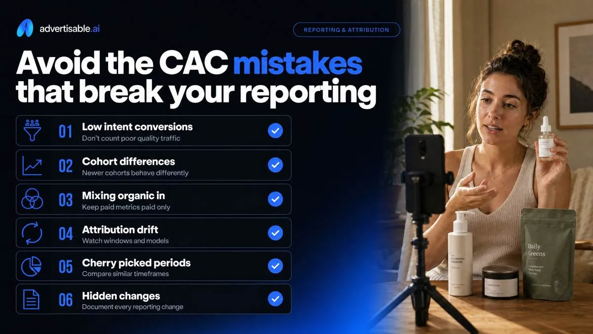 Avoid the CAC mistakes that break your reporting