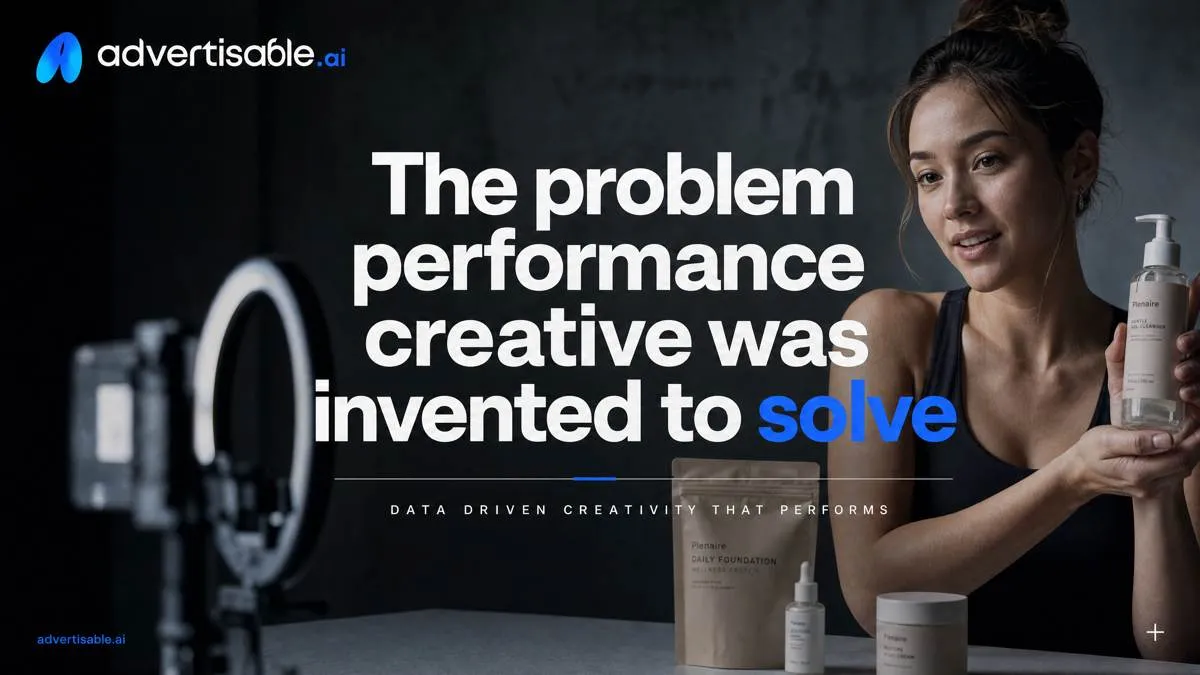 The problem performance creative was invented to solve