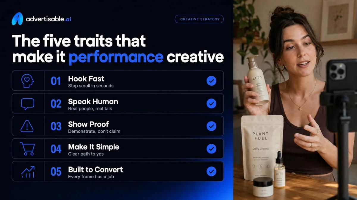 The five traits that make it performance creative