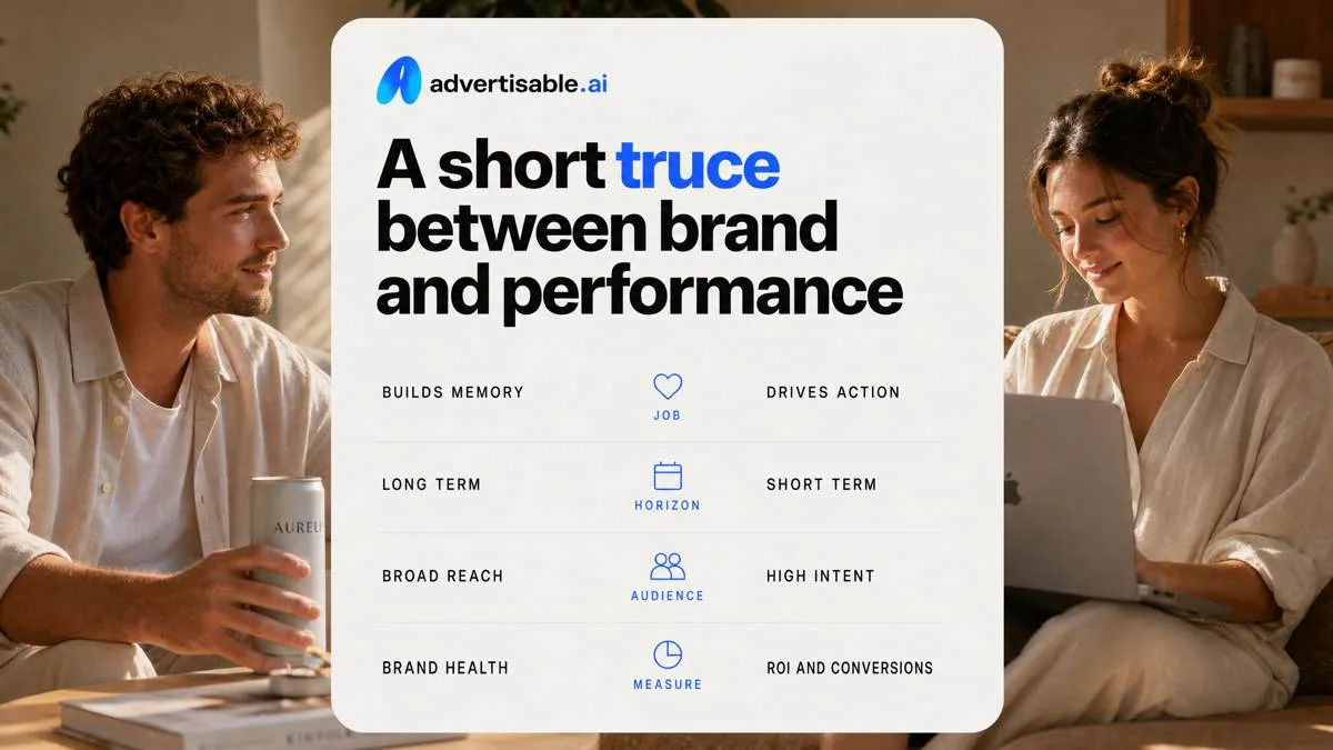 A short truce between brand and performance