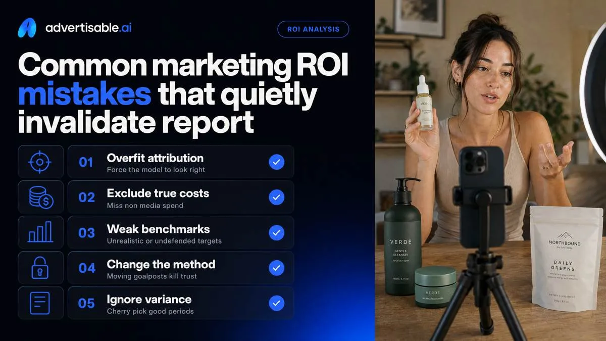 Common marketing ROI mistakes that quietly invalidate reports
