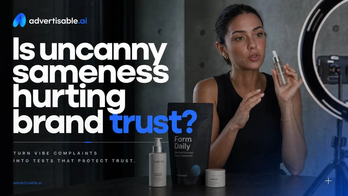 Is uncanny sameness hurting brand trust?